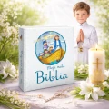BIBLIA W PUDEŁKU Pamiątka Pierwszej Komunii Świętej PREZENT NA KOMUNIĘ 224strony