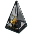 Znicz na Dzień TATY OJCA Lustrzany Lampion Solarny 3D Nadruk UV Elegancki