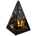 Znicz Lustrzany Lampion Solarny 3D Nadruk UV na Dzień Dziadka