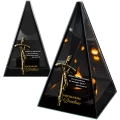 Znicz Lustrzany Lampion Solarny 3D Nadruk UV na Dzień Dziadka