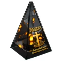 Znicz Lustrzany Lampion Solarny 3D Nadruk UV na Dzień Dziadka