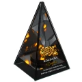 Znicz Lustrzany Lampion Solarny 3D Nadruk UV na Dzień Dziadka