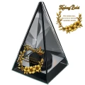 Znicz Lustrzany Lampion Solarny 3D Nadruk UV Dla Babci Elegancki
