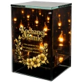 Znicz Lustrzany Lampion Solarny 3D Nadruk UV na Dzień Matki Elegancki