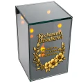 Znicz na Dzień Dziadka Lampion LED Lustrzany Nadruk UV Elegancki 3D