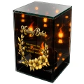 Znicz na Dzień BABCI Lampion LED Lustrzany Nadruk UV Elegancki 3D
