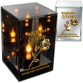 Znicz na Dzień BABCI Lampion LED Lustrzany Nadruk UV Elegancki 3D