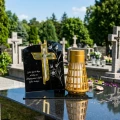 WIECZNY ZNICZ SOLARNY LED NA GRÓB MAMY TATY  MĘŻA ŻONY  BRATA  SIOSTRY
