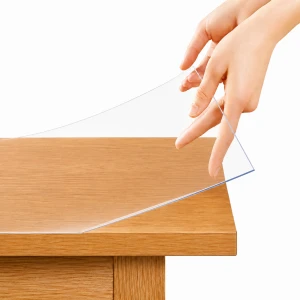 MATA PODKŁADKA OCHRONNA PVC NA BIURKO STÓŁ 20x40 Miękkie SZKŁO Przezroczysta