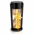 premium  Znicz solarny LED klepsydra złoty krzyż czarny połysk x GRA-068-Z-PELNY (11).png