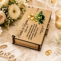 Pudełko na Pieniądze Ślub Wesele Personalizowane Pamiątka Ślubu UV