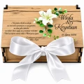 Pudełko na Pieniądze Ślub Wesele Personalizowane Pamiątka Ślubu UV
