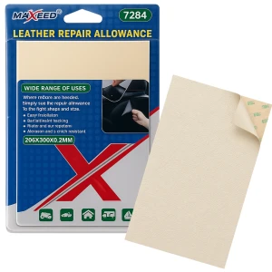 Łata do Skóry SAMOPRZYLEPNA skórzana do naprawy z klejem biała 20X30