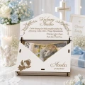 Pudełko na pieniądze Chrzest Święty pamiątka prezent personalizowany