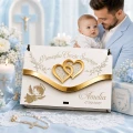 Pudełko na pieniądze Chrzest Święty pamiątka prezent personalizowany