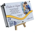 Pudełko na pieniądze Ślub personalizowane prezent Młoda Para z nadrukiem UV