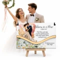 Pudełko na pieniądze Ślub personalizowane prezent Młoda Para z nadrukiem UV
