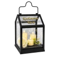ZNICZ Kapliczka LAMPKA nagrobna OZDOBA NA GRÓB led LAMPION DLA TATY