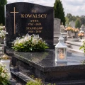ZNICZ Kapliczka LAMPKA nagrobna  OZDOBA NA GRÓB led BIAŁY LAMPION
