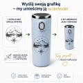 KUBEK TERMICZNY TERMOS do kawy na herbate WŁASNY GRAWER LOGO nadruk PREZENT