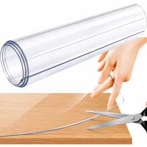 MATA PODKŁADKA OCHRONNA NA BIURKO STÓŁ Blat 1MM 100x80 Miękkie Szkło