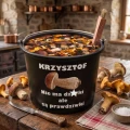 WIADRO GRZYBIARZA prezent dla Męża Dziadka na 18-99 urodziny faceta taty