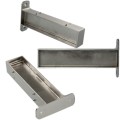 WSPORNIKI PÓŁKI ŚCIENNEJ METALOWE DWUSTRONNE CHROM-12987