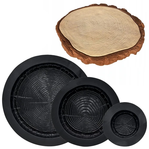 3x FORMA DO BETONU PLASTER DREWNA PNIACZEK KRĄŻEK-13160