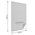 MOSKITIERA SIATKA NA OKNO DACHOWE 120x140 BIAŁY-13456