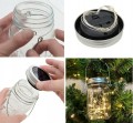 LAMPA SOLARNA LED OGRODOWA WISZĄCA LATARENKA SŁOIK-13952