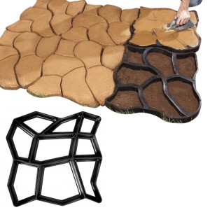 KOCIE ŁBY FORMY FORMA DO KOSTKI BRUKOWEJ KAMIEŃ 43 x 43
