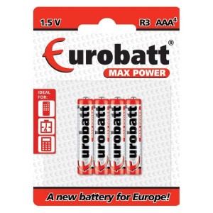 4x MOCNA BATERIA LR3 R6 AAA MAX POWER
