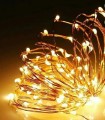 100 MIKRO LED DRUCIK LAMPKI NA BATERIE BIAŁE CIEPŁE-19256