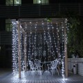 200LED LAMPKI KURTYNA ŚWIETLNA 0,6x3M ZIMNY BIAŁY-19848