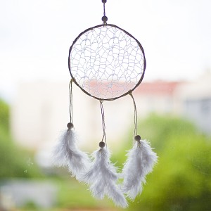 ŁAPACZ SNÓW DEKORACJA OZDOBA POKOJU PIĘKNY AMULET