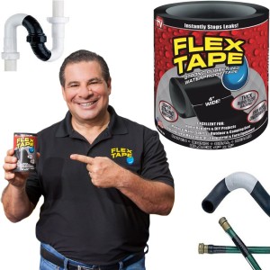 TAŚMA KLEJĄCA NAPRAWCZA WODOODPORNA FLEX TAPE Czarna Uszczelniająca