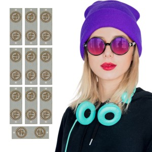 10X HANDMADE SKÓRZANE NASZYWKI METKI RĘKODZIEŁO