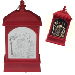 ŚWIĄTECZNY LAMPION DEKORACJA LED ZAWIESZKA OZDOBA