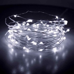20x LAMPKI LED BIAŁE ZIMNE NA BATERIE 2xAA