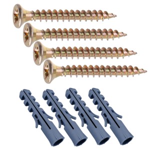 4X WKRĘTY KOŁKI SZYBKIEGO MONTAŻU ROZPOROWE 6X44MM