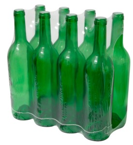 BUTELKA NA WINO WINA PIWO BUTELKI 0,75L ZIELONA