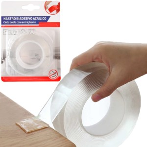 MOCNA TAŚMA NANO TAPE WODOODPORNA DWUSTRONNA 2m