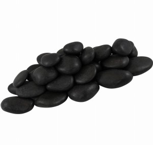 KAMYKI KAMIENIE DEKORACYJNE OTOCZAKI AKWARIUM KWIETNIK 500G CZARNE