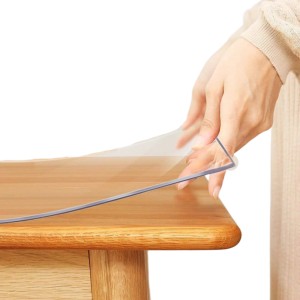 MATA PODKŁADKA OCHRONNA PVC NA BIURKO STÓŁ 160x90 FOLIA przeźroczysta GRUBA Miękkie Szkło