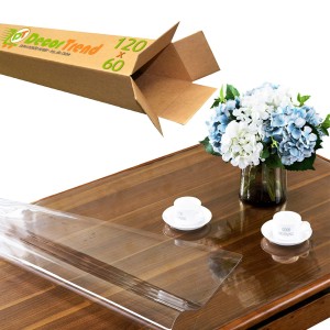 MATA PODKŁADKA OCHRONNA POD KRZESŁO FOTEL 1MM 120x60CM Miękkie SZKŁO