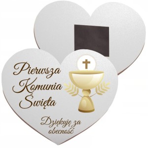 PODZIĘKOWANIA DLA GOŚCI KOMUNIA MAGNES SERCE NA KOMUNIĘ
