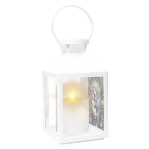 LATARNIA LATARENKA ZNICZ LAMPA NA GRÓB LAMPY + WKŁAD LED