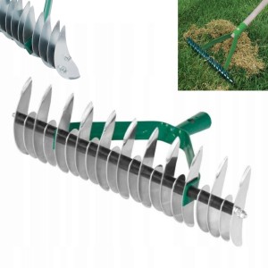 Aerator Wertykulator trawnika ręczny NAPOWIETRZACZ dwustronny Metal do TRAWY