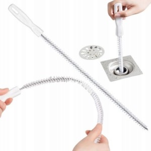 Szczelinówka przetykacz spirala sanitarna do przetykania odpływu zlewu 45cm