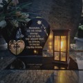 SOLARNY ZNICZ LED STATUETKA NA CMENTARZ GRÓB DUŻA